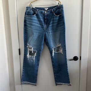 Good American Size 18 Distressed Jeans